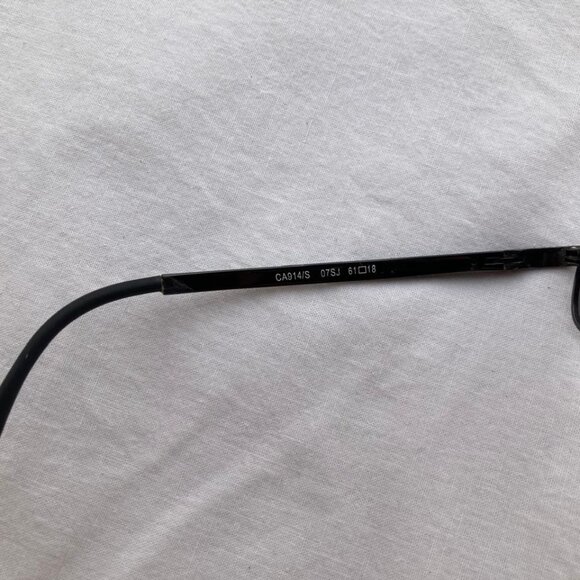 Carrera Men Sunglasses CA914/S 07SJ 61mm Black Eyeglasses Frames - Picture 10 of 16